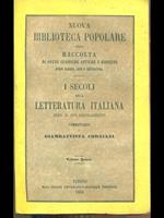 I secoli della letteratura italiana volume quinto