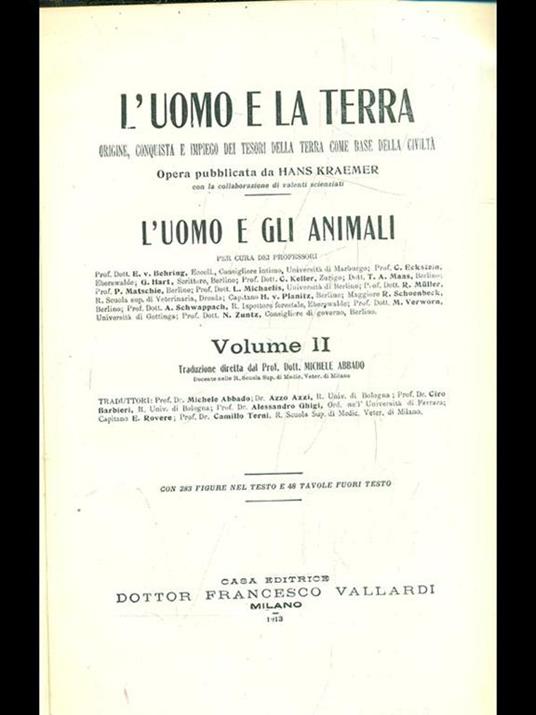 L' uomo e la terra Vol. 2. L' uomo e gli animali - 8