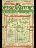 Carta d'Italia del Touring Club Italiano foglio n. 48: Catanzaro