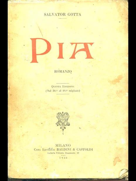 Pia - Salvatore Gotta - 2