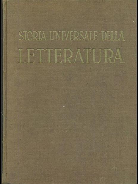 Storia universale della letteratura Vol. IV - Giacomo Prampolini - 2