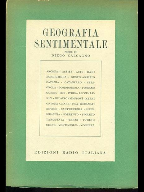 Geografia sentimentale - copertina