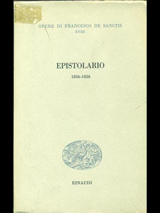 Epistolario (1836-1856) - Francesco De Sanctis - 10