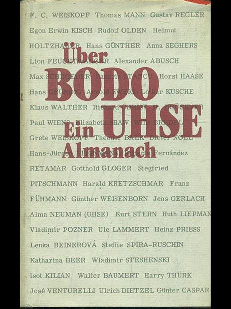 Uber boso uhse ein almanach - 3