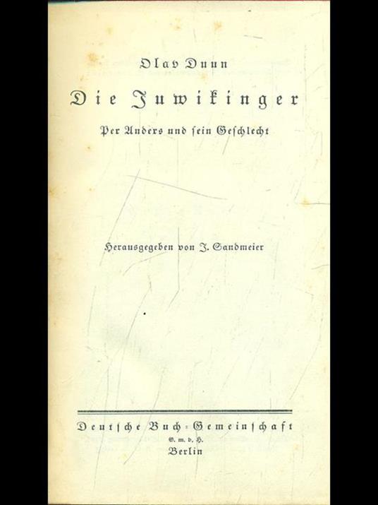 Die Jumifinger - Olaf Duun - copertina