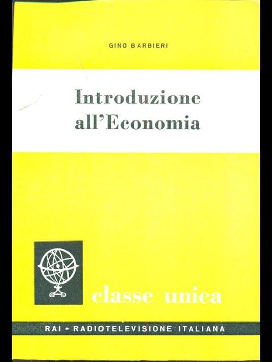 Introduzione all'economia - copertina