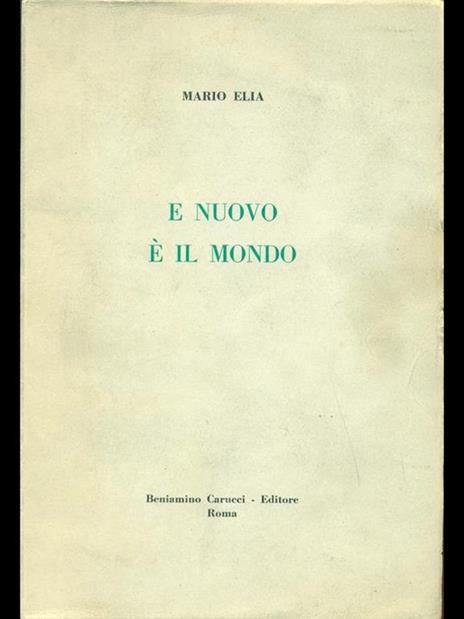 E nuovo é il mondo - Mario Elia - 9