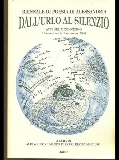 Dall'urlo al silenzio - copertina