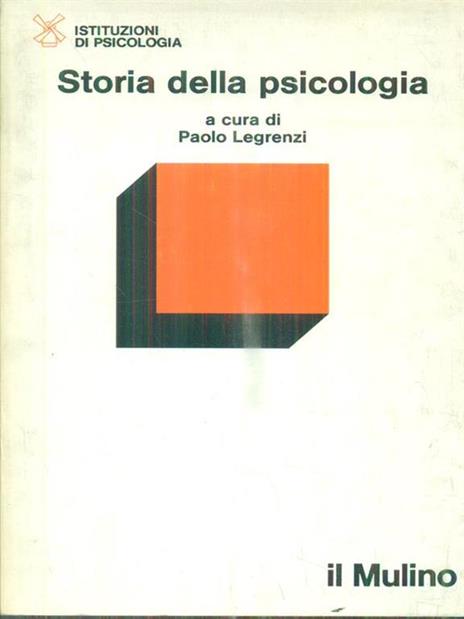 Storia della psicologia - Paolo Legrenzi - copertina