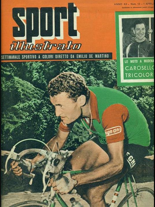 Sport illustrato anno 43 n. 13 - Emiliano De Martino - copertina