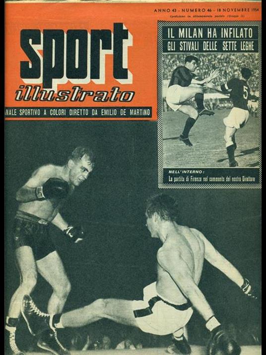 Sport illustrato anno 43 n. 46 - Emiliano De Martino - copertina