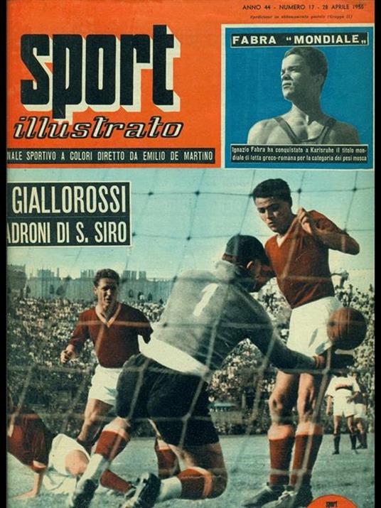 Sport illustrato anno 44 n. 17 - Emiliano De Martino - copertina