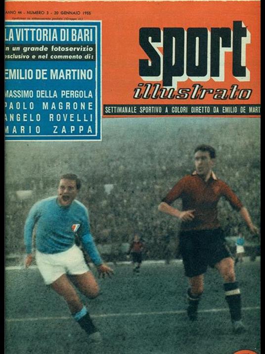 Sport illustrato anno 44 n. 3 - Emiliano De Martino - copertina