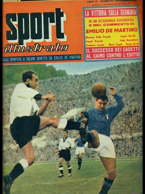 Sport illustrato anno 44 n. 51 - Emiliano De Martino - copertina