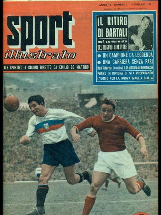 Sport illustrato anno 44 n. 7 - Emiliano De Martino - copertina