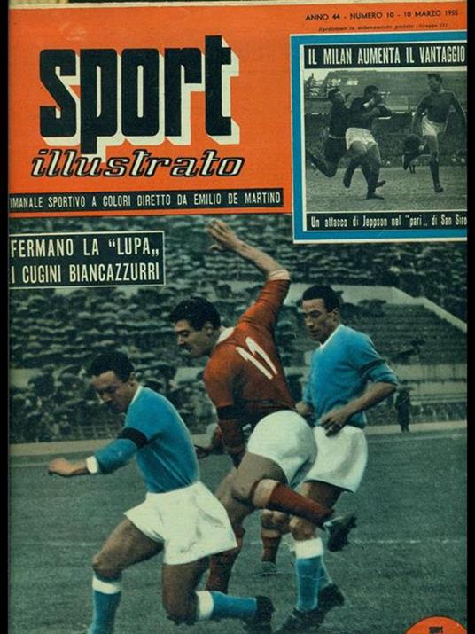 Sport illustrato anno 44 n. 10 - Emiliano De Martino - copertina