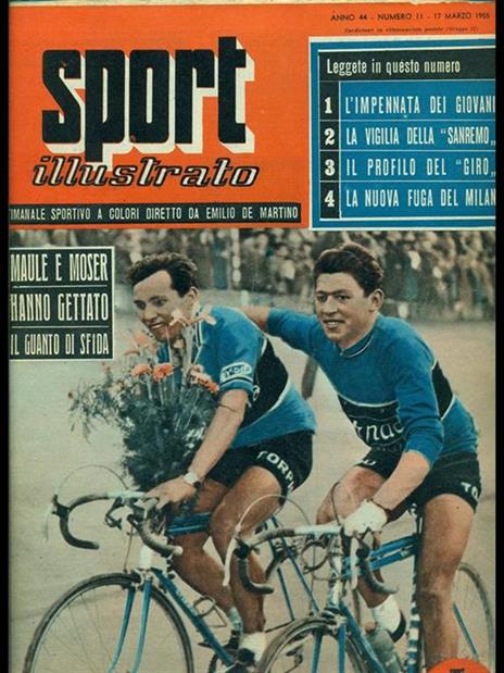 Sport illustrato anno 44 n. 11 - Emiliano De Martino - copertina