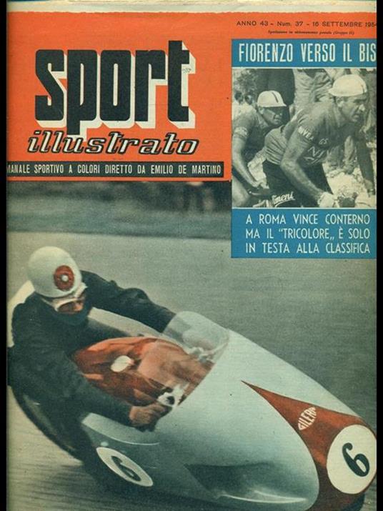 Sport illustrato anno 43 n. 37 - Emiliano De Martino - copertina