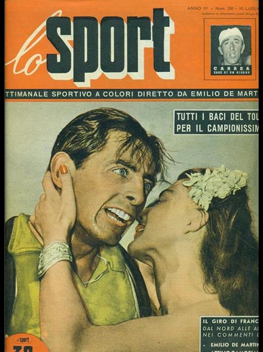 Lo sport anno 2 n. 28 - Emiliano De Martino - copertina