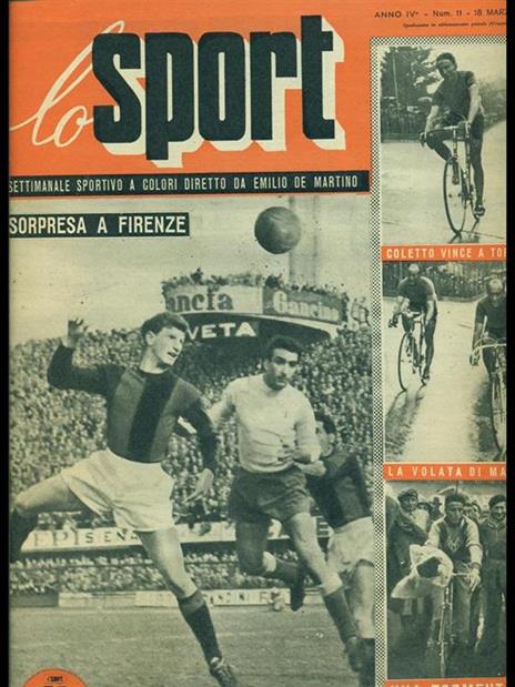 Lo sport anno 4 n. 11 - copertina