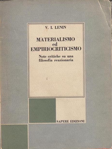 Materialismo ed empiriocriticismo - Lenin - 3