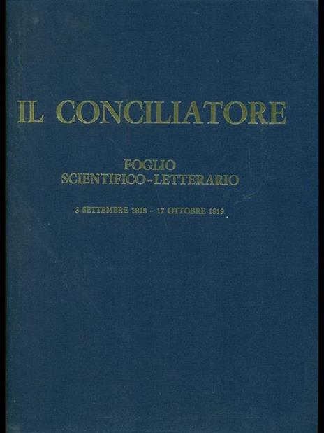 Il conciliatore-Foglio scientifico letterario 1818-1819 - 2