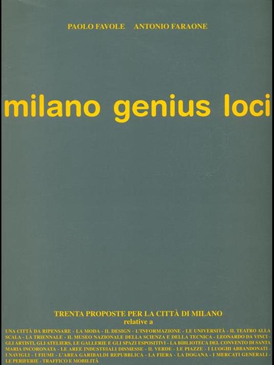 Milano genius loci - Paolo Favole,Antonio Faraone - 3
