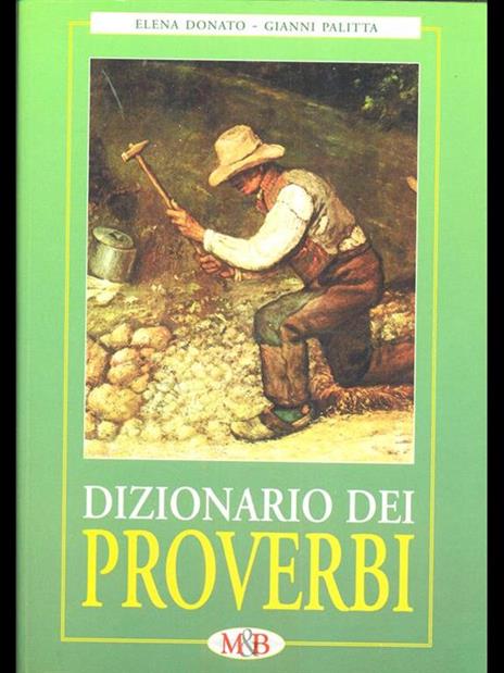 Dizionario dei proverbi - copertina