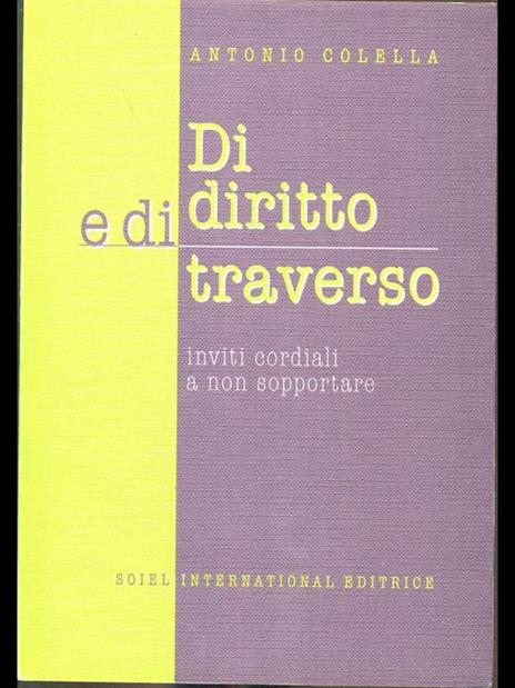 Di diritto e di trasverso - Antonio Colella - 3