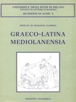 Graeco-latina mediolanensia