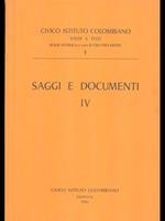 Saggi e documenti IV