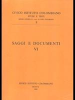 Saggi e documenti VI