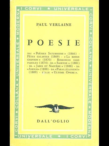 Poesie - Paul Verlaine - copertina