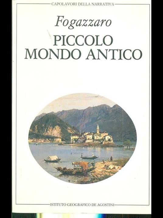 Piccolo mondo moderno - Antonio Fogazzaro - copertina