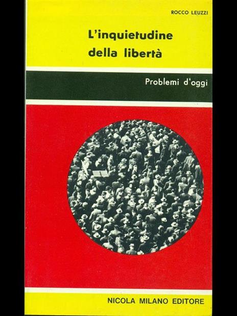 L' inquietudine della libertà - Rocco Leuzzi - copertina