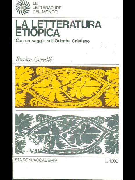 La letteratura etiopica - 3