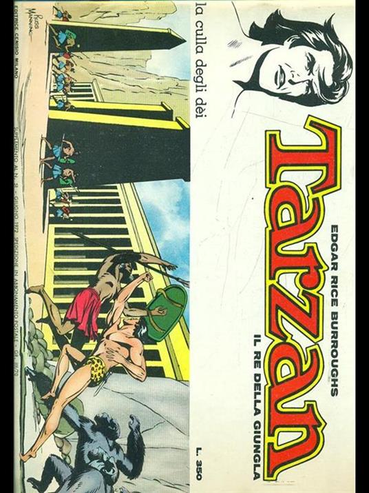 Tarzan la culla degli dei - Edgar R. Burroughs - copertina