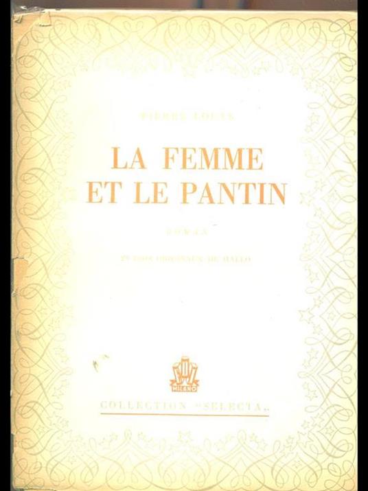 La femme et le pantin - Pierre Louÿs - copertina