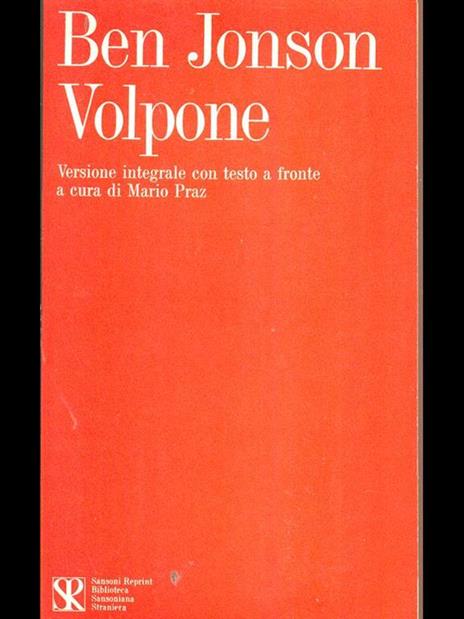 Volpone - Ben Jonson - 8