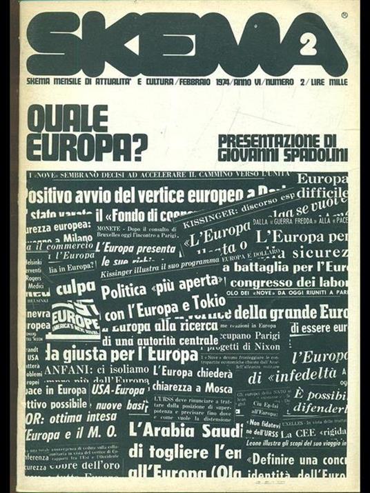 Skema n. 2/febbraio 1974 - copertina