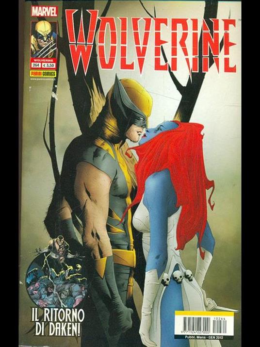 Wolverine n. 264/gennaio 2012 - copertina