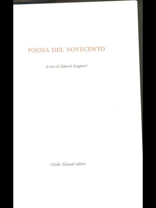 Poesia del Novecento - 2