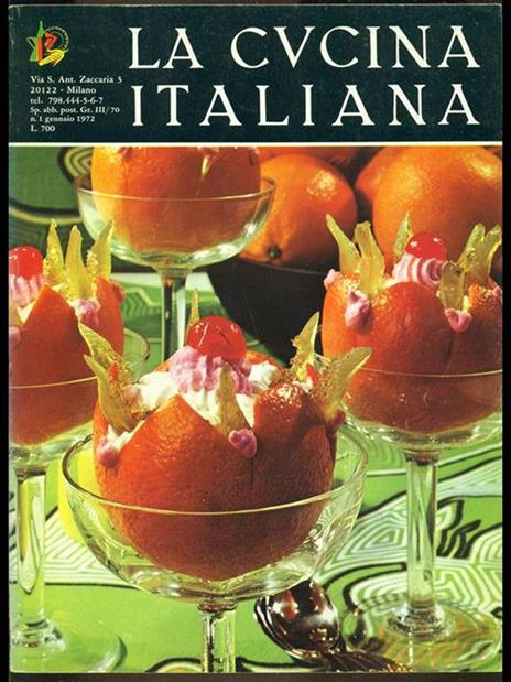 La cucina italiana n. 1 gennaio 1972 - 2