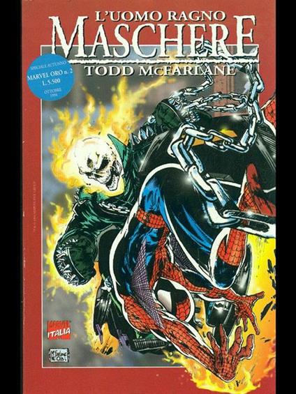 L' uomo ragno: Maschere - Todd McFarlaine - copertina