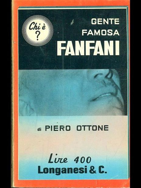 Fanfani - Piero Ottone - copertina