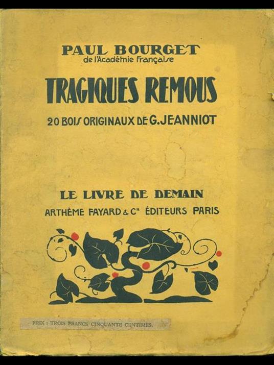 Tragiques Remous - Paul Bourget - 3
