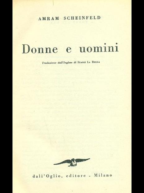 Donne e uomini - Amram Scheinfeld - 6