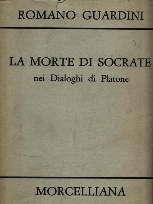 La morte di Socrate - Romano Guardini - copertina