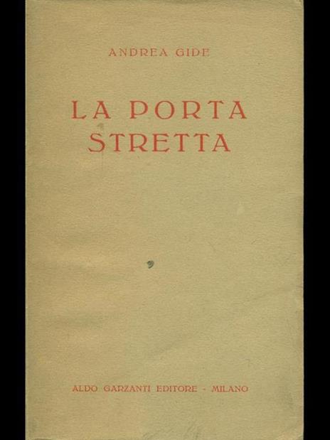 La porta stretta - André Gide - 2