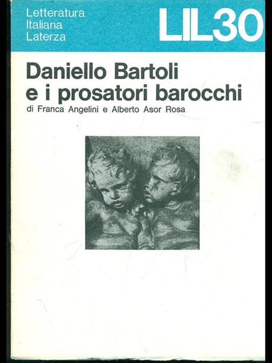 Daniello Bartoli e i prosatori barocchi - copertina